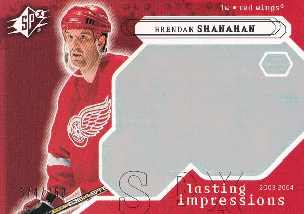 insert karta BRENDAN SHANAHAN 03-04 SPx Lasting Impressions /750